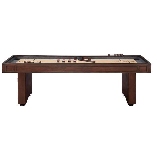 Furniture Style Carmelli Austin 9' Shuffleboard Table in Mahogany Finish