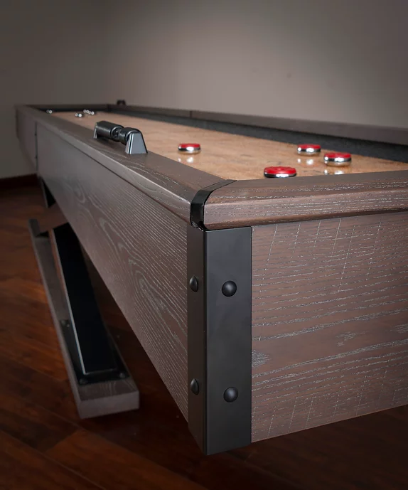 American Heritage Billiards Quest 12' Shuffleboard Table in Glacier