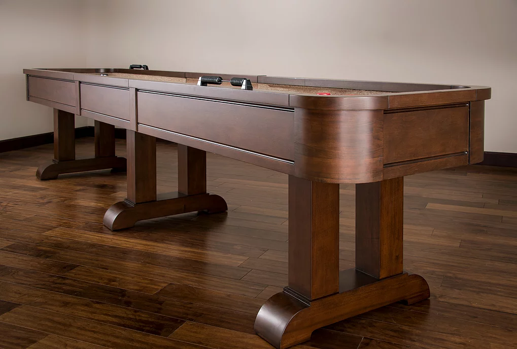 American Heritage Billiards Milan 12' Shuffleboard Table in Navajo