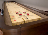 American Heritage Billiards Milan 12' Shuffleboard Table in Navajo