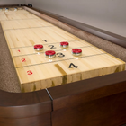 American Heritage Billiards Milan 14' Shuffleboard Table in Navajo