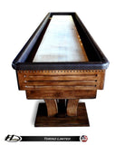 Rustic Furniture Style Hudson Torino Limited Shuffleboard Table 9'-22' with Custom Stain Options