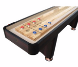 Standard Playcraft Woodbridge 12' Shuffleboard Table in Espresso