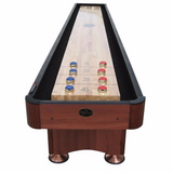 Standard Playcraft Woodbridge 12' Shuffleboard Table in Cherry