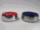 Playcraft 2 5/16" Premium Shuffleboard Weight - Set, 4 Red & 4 Blue