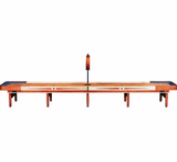 Playcraft Telluride 18' Pro Style Shuffleboard Table in Honey with optional Overhead Electronic Scoring