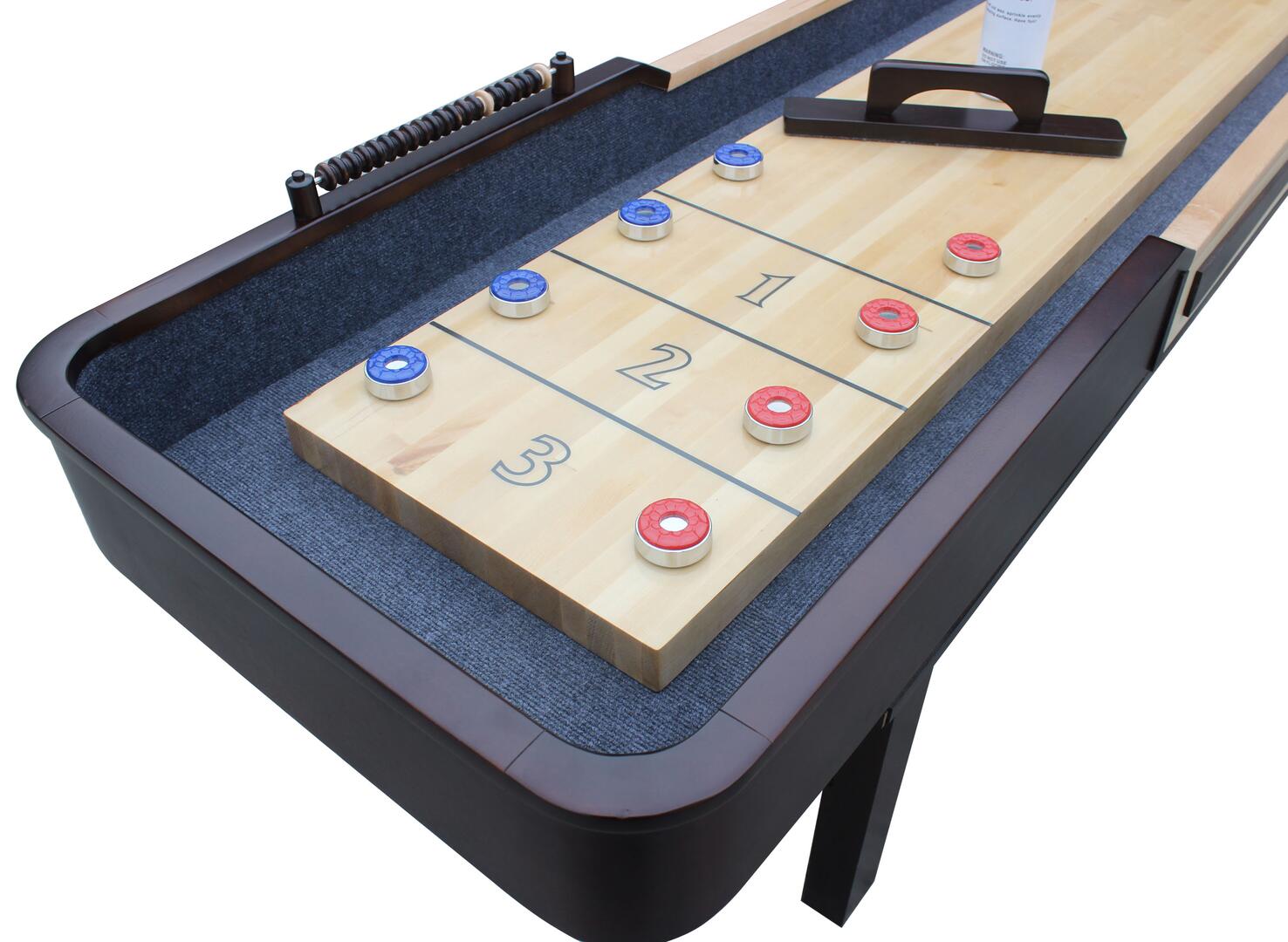 Carmelli Merlot 9' Shuffleboard Table in Espresso Finish