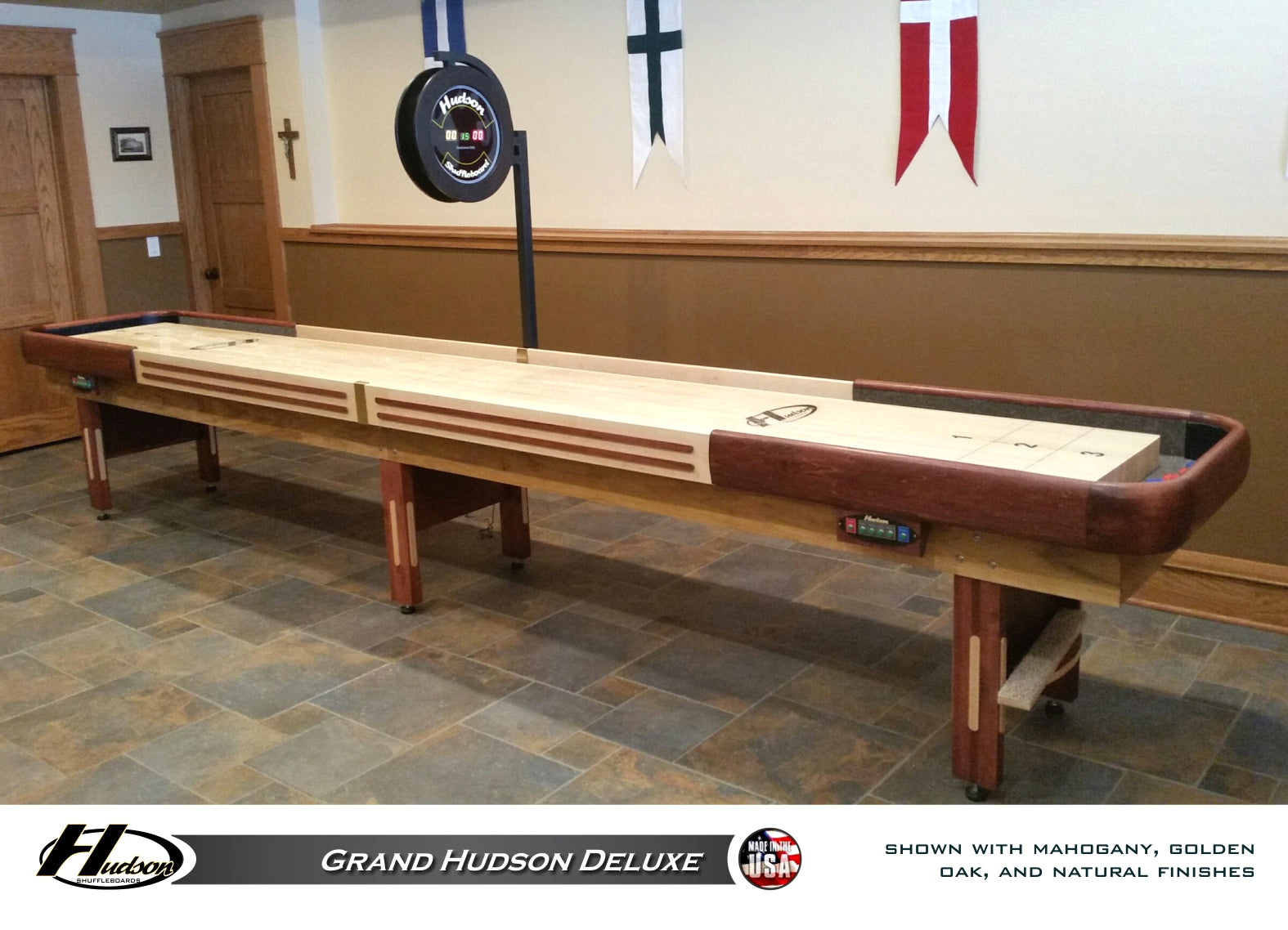 Hudson 14' Grand Hudson Shuffleboard Table