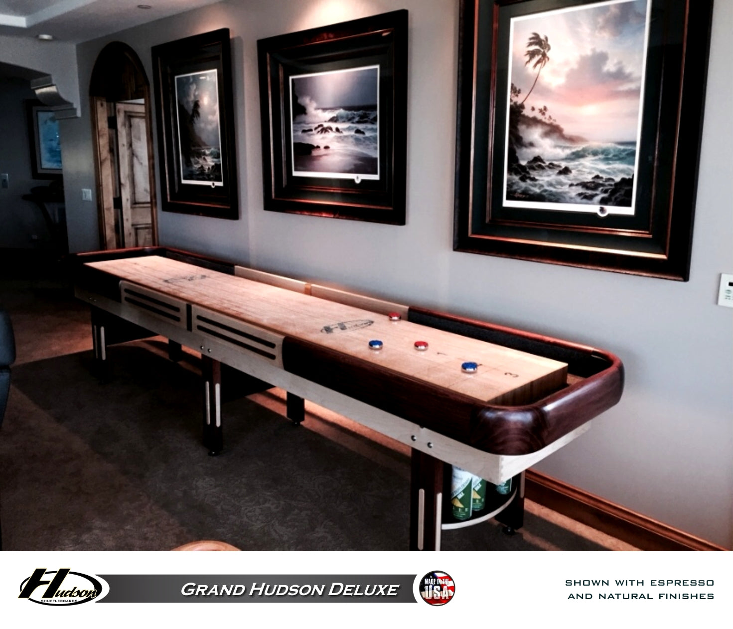 Hudson 14' Grand Hudson Shuffleboard Table