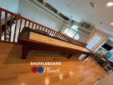 Playcraft St. Lawrence 12' Pro-Style Shuffleboard Table in Chestnut