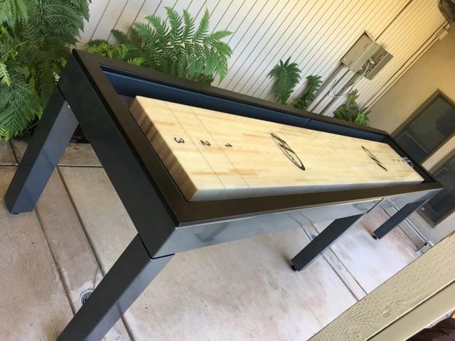 Modern Hudson Metro Shuffleboard 9'-22' with Custom Finish Options