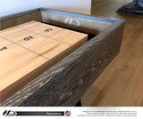 Hudson Pasadena Shuffleboard Table 9'-22 with Custom Finish Options