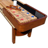 Vintage Carmelli Merlot 9' Shuffleboard Table in Walnut Finish