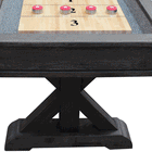 Retro Playcraft Brazos River 14' Pro-Style Shuffleboard Table in Weathered Black