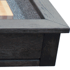Retro Playcraft Brazos River 16' Pro-Style Shuffleboard Table in Weathered Black