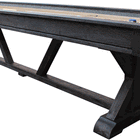 Retro Playcraft Brazos River 16' Pro-Style Shuffleboard Table in Weathered Black