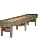 Rustic Retro Brunswick Billiards ANDOVER II 14' Shuffleboard Table in Driftwood