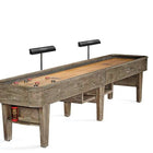Rustic Retro Brunswick Billiards ANDOVER II 14' Shuffleboard Table in Driftwood