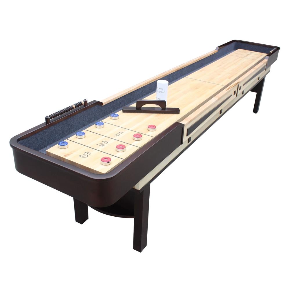 Carmelli Merlot 9' Shuffleboard Table in Espresso Finish