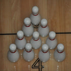 Playcraft Set of 10 Solid Wood 4-1/2" Bowling Pins