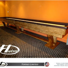 Rustic Furniture Style Hudson Torino Limited Shuffleboard Table 9'-22' with Custom Stain Options