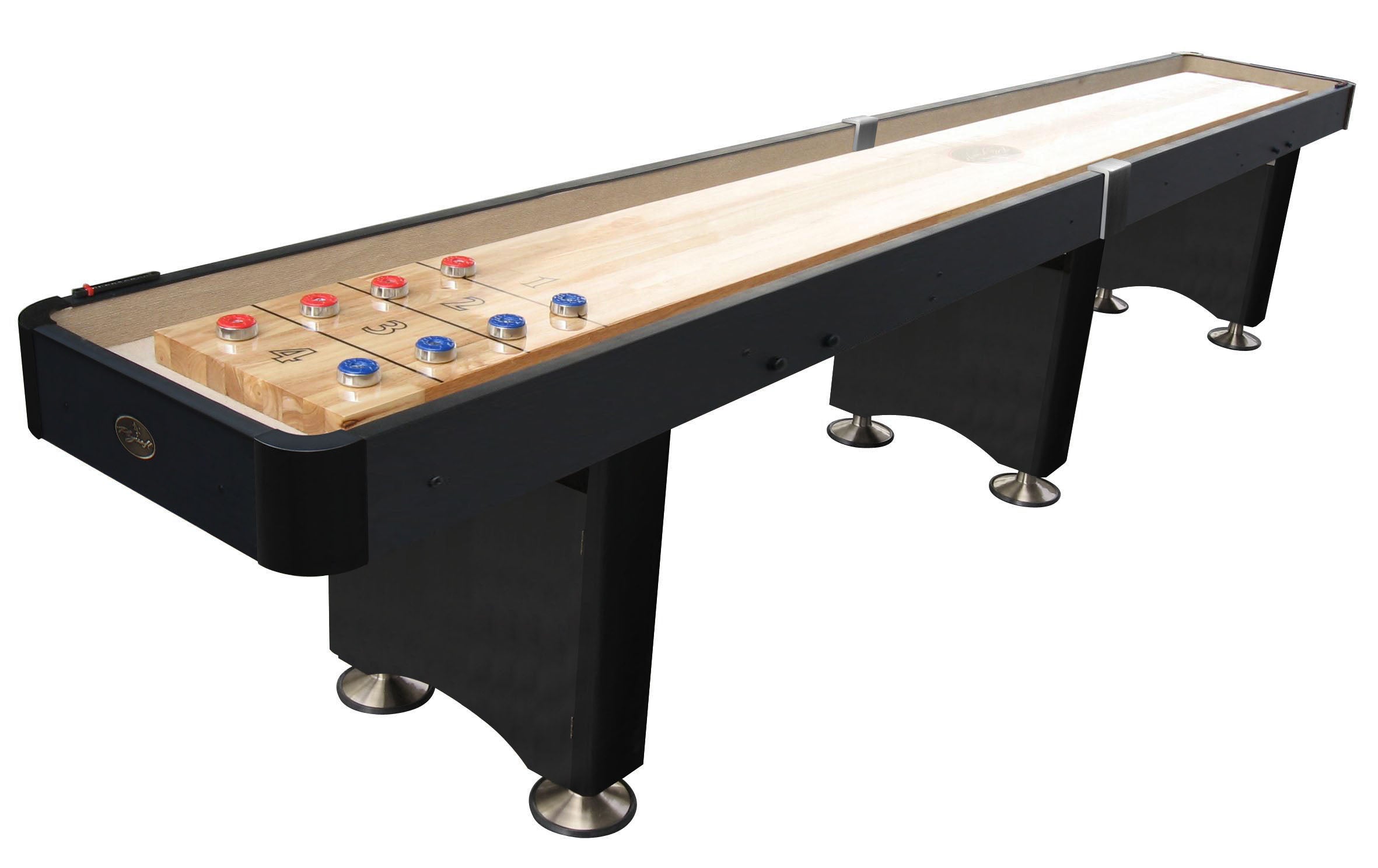 Playcraft Woodbridge 14' Shuffleboard Table in Black