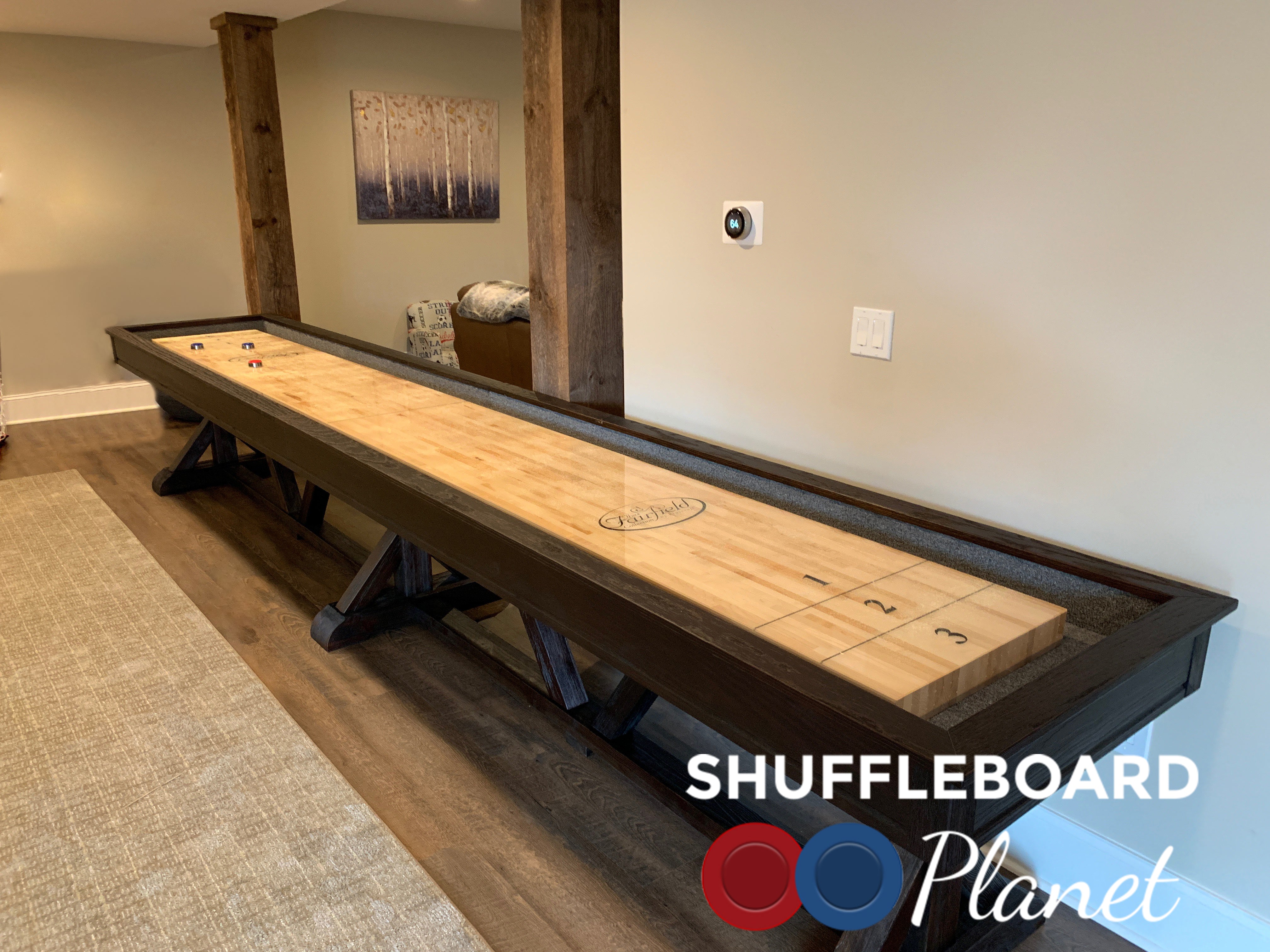 Retro Playcraft Brazos River 12' Pro-Style Shuffleboard Table
