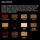 Champion Rustic 18' Shuffleboard Table