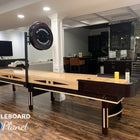 Playcraft Telluride 14' Pro Style Shuffleboard Table in Espresso with optional Overhead Electronic Scoring