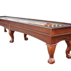 Furniture Style Playcraft Charles River 12' Pro-Style Shuffleboard Table in Chestnut