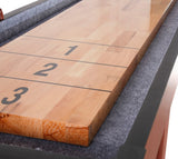 Carmelli Challenger 12' Shuffleboard in Dark Cherry Finish