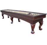 Furniture Style Playcraft Charles River 12' Pro-Style Shuffleboard Table in Espresso