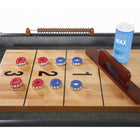 Carmelli Challenger 12' Shuffleboard in Walnut Finish