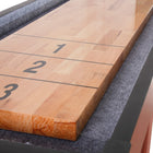 Carmelli Challenger 9' Shuffleboard in Dark Cherry Finish