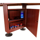 Carmelli Challenger 9' Shuffleboard in Dark Cherry Finish