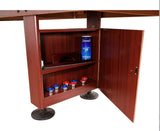 Carmelli Challenger 12' Shuffleboard in Dark Cherry Finish