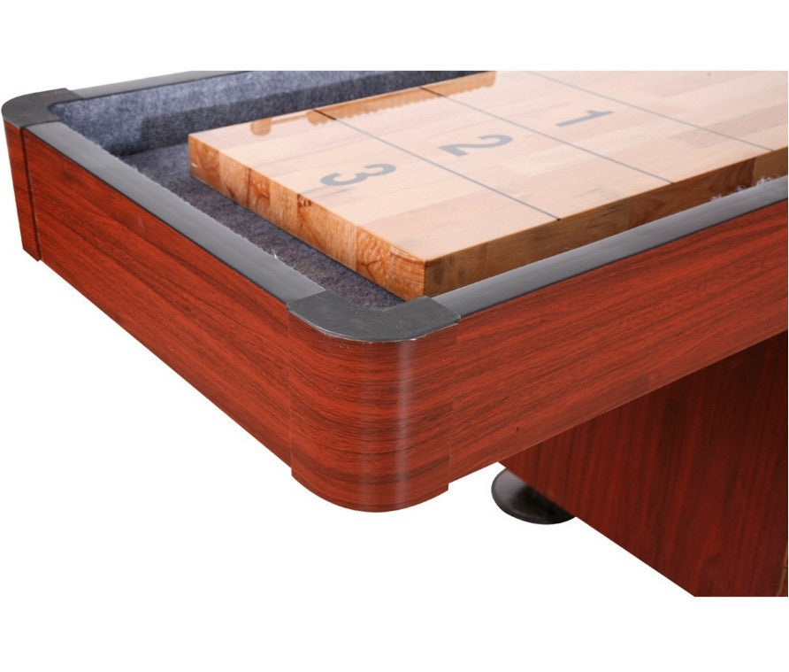 Carmelli Challenger 12' Shuffleboard in Dark Cherry Finish