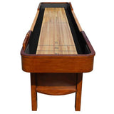 Vintage Carmelli Merlot 12' Shuffleboard Table in Walnut Finish
