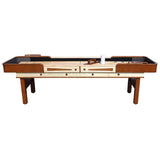 Vintage Carmelli Merlot 12' Shuffleboard Table in Walnut Finish