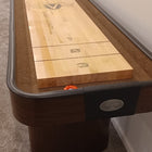 Venture Challenger Sport 12' Shuffleboard Table in Figured Mahogany Stain with Professional White Glove Delivery and Installation 