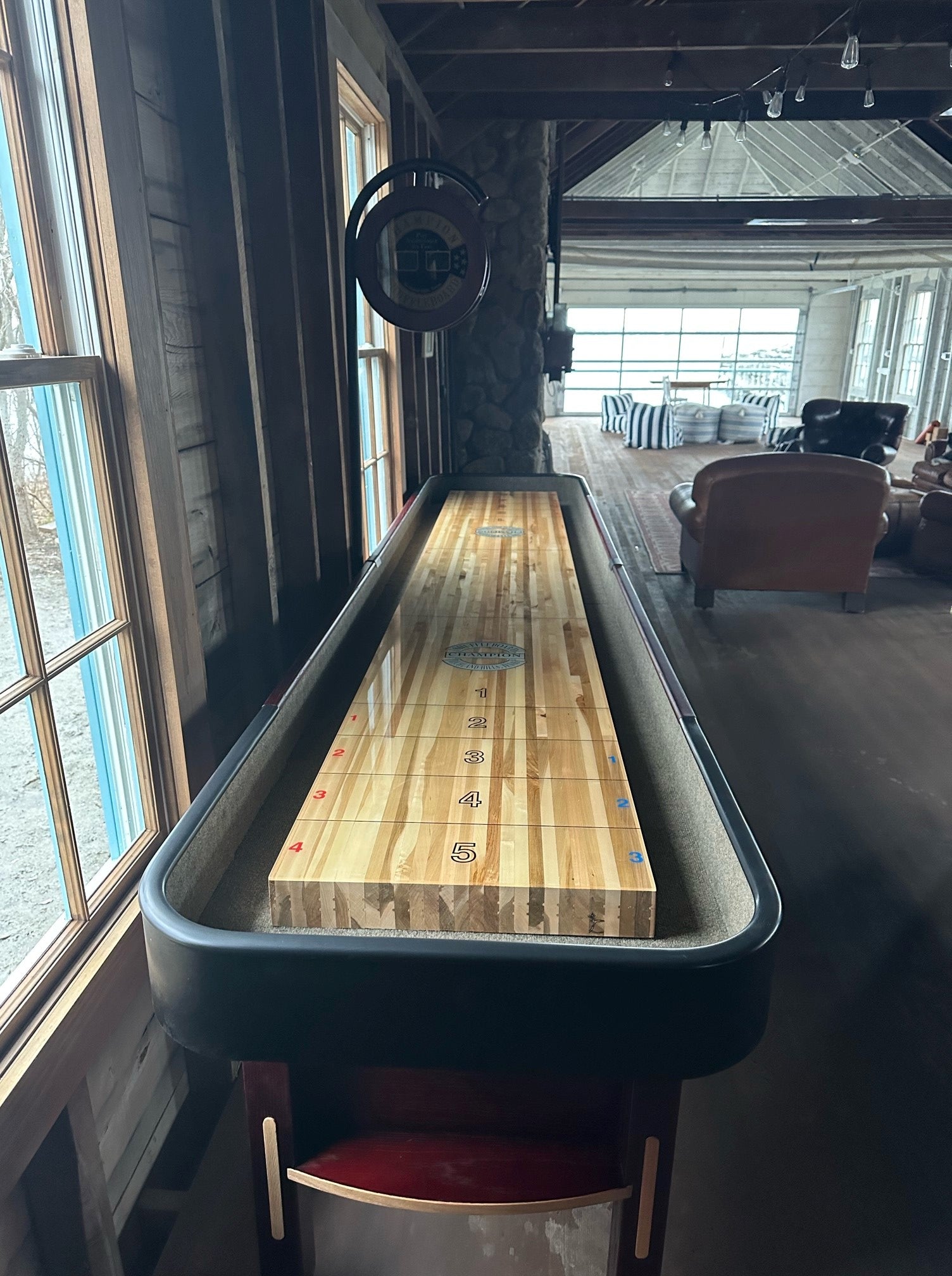 Champion 14' The Grand Champion Shuffleboard Table with Regulation Size Playfield