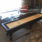 Playcraft Charles River 12' Pro-Style Shuffleboard Table in Espresso Installation With White Glove Delivery and Assembly 