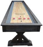 Playcraft Brazos River 12' Pro-Style Shuffleboard Table in Weathered Black