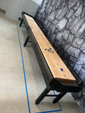 Hudson Octagon Shuffleboard Table 9'-22' Black with Side Rails