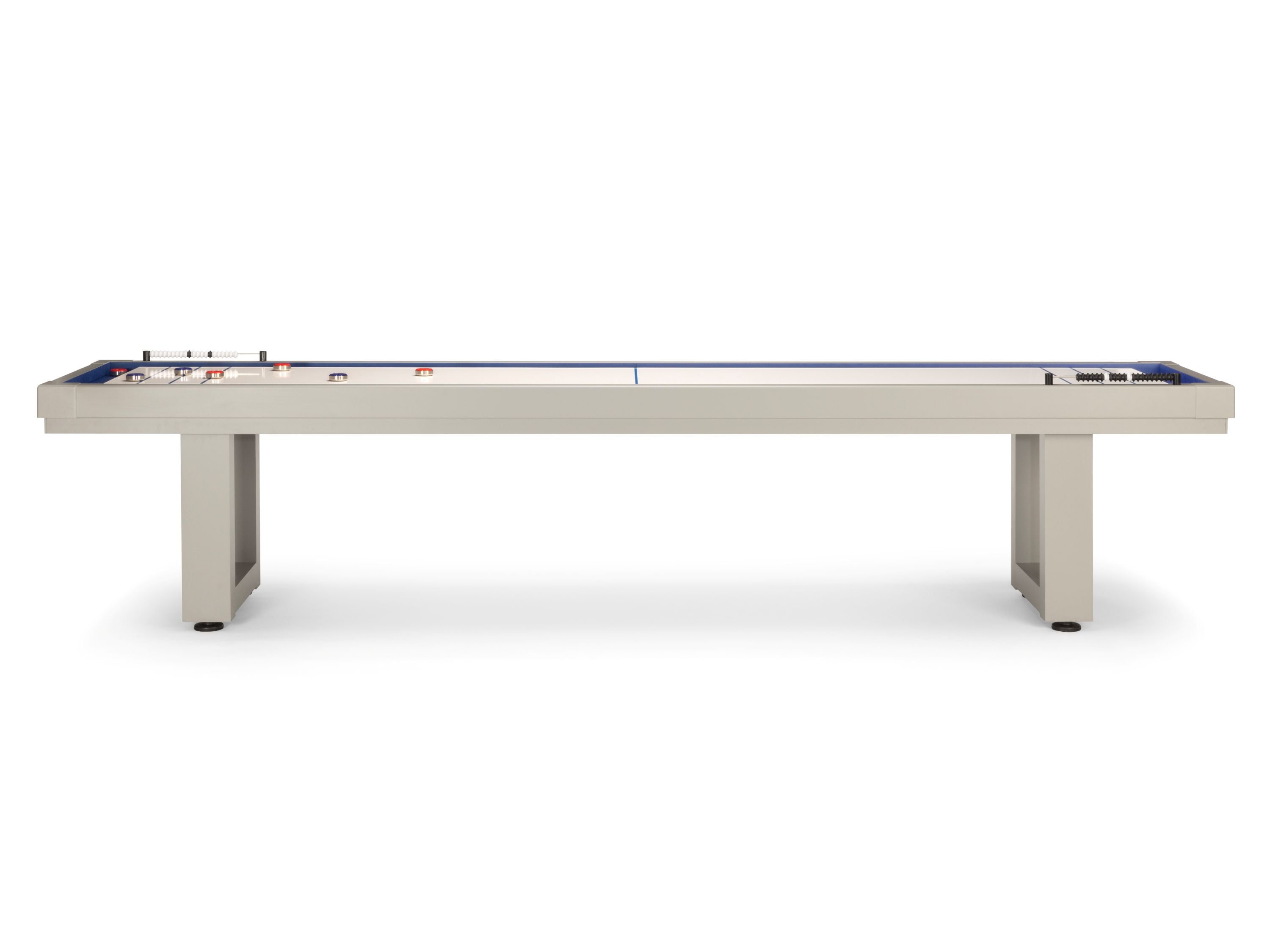 American Heritage Lanai 9' Oyster Grey Outdoor Shuffleboard Table by American Heritage Billiards.