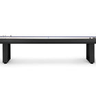 American Heritage Lanai 9' Outdoor Shuffleboard Table in Obsidian Black by American Heritage Billiards.