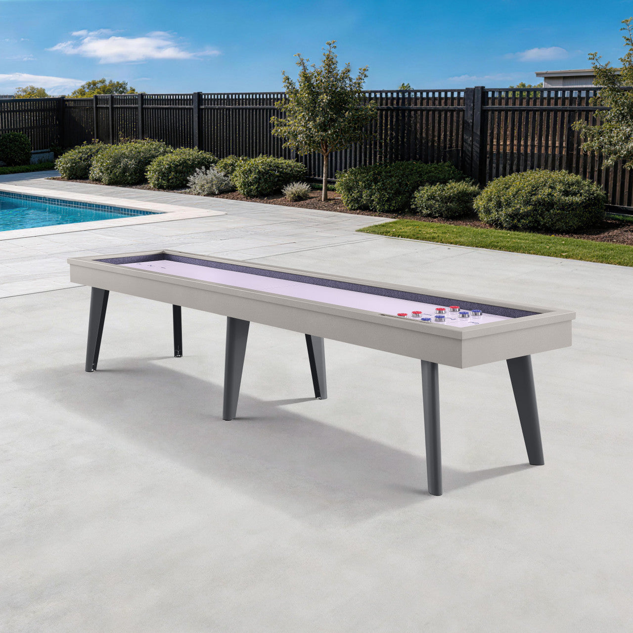 Playcraft Santorini 12' Outdoor Shuffleboard Table