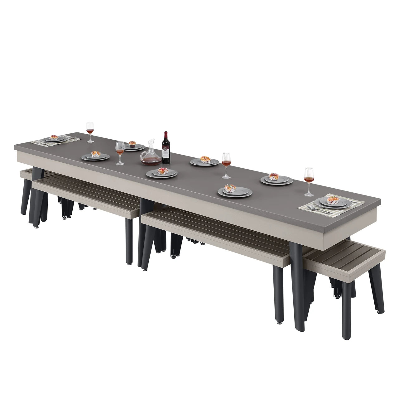 Playcraft Santorini 12' Outdoor Shuffleboard Table