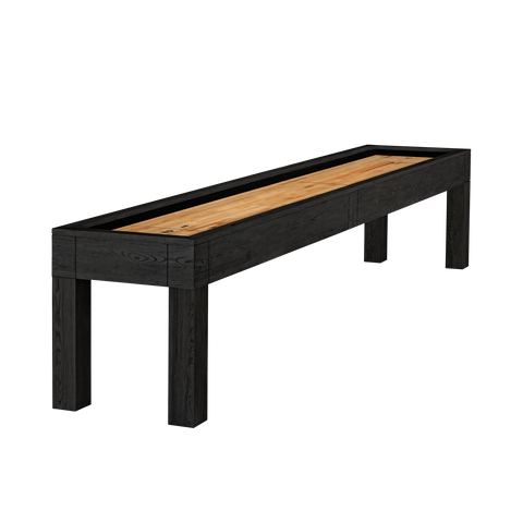 American Heritage Billiards Alta 9' Shuffleboard Table in Black Ash