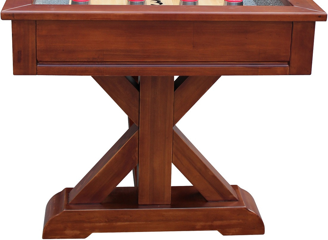 Wooden table  on a white background